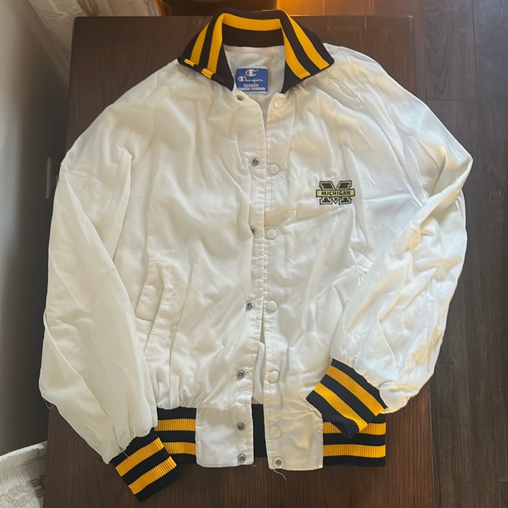 Vintage Michigan Varsity Windbreaker Champion 1980s